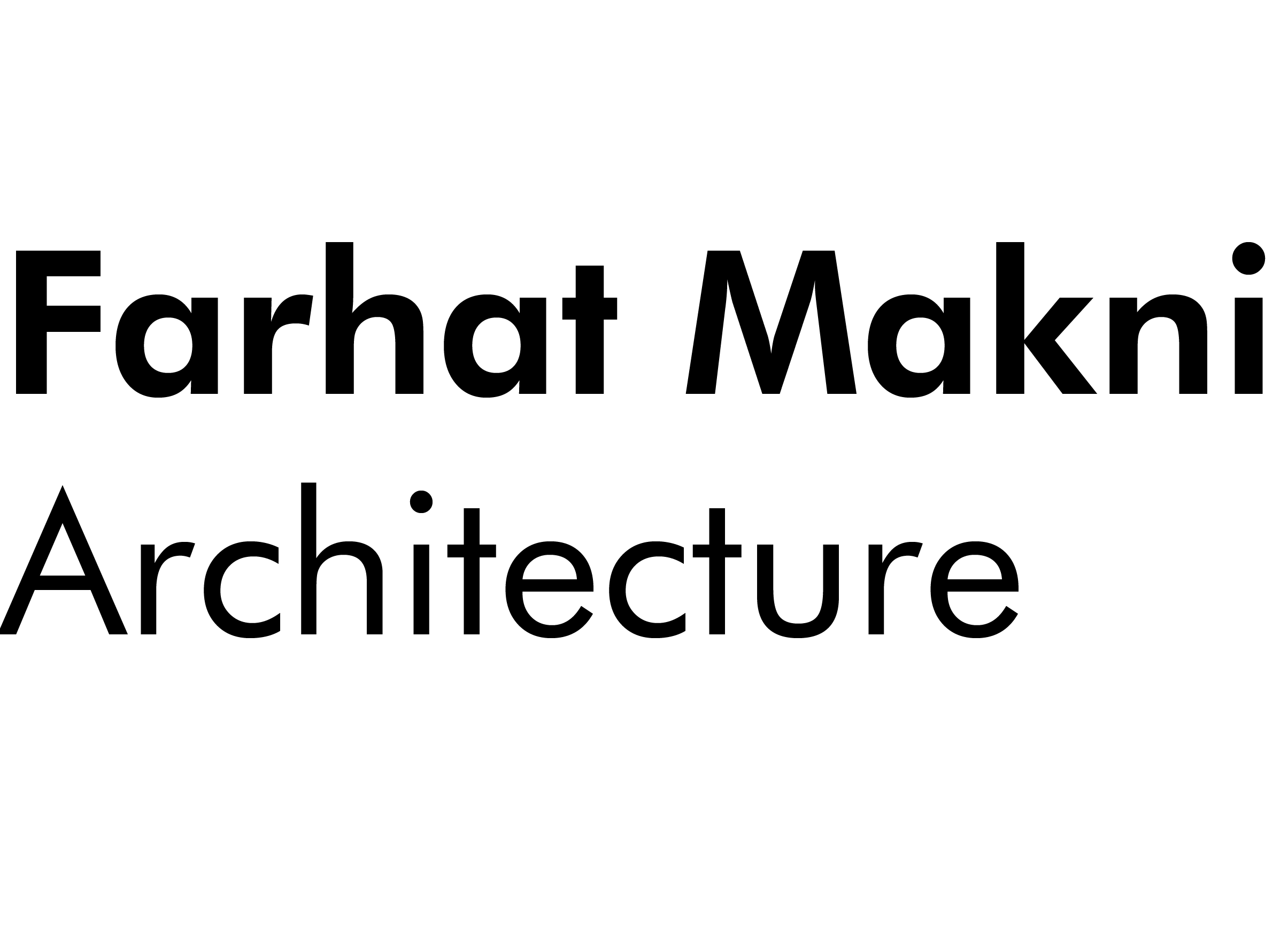 Farhat Makni Architecture